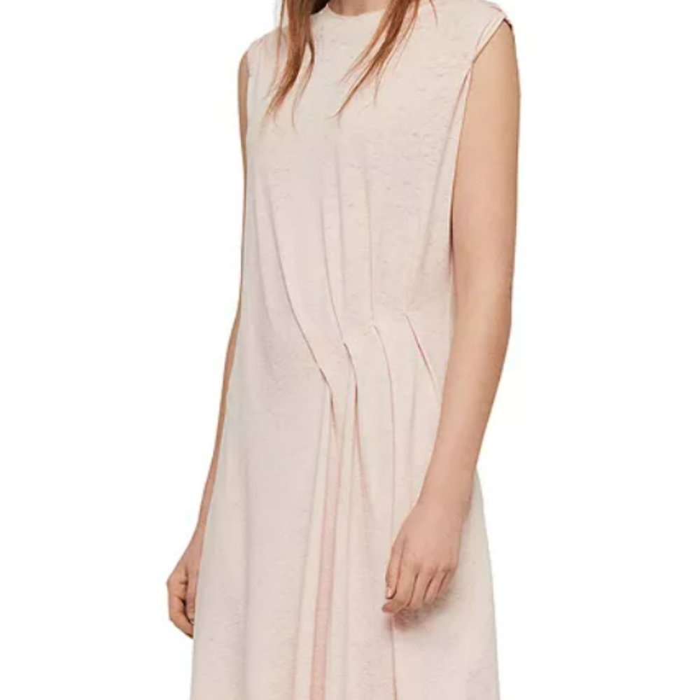 All Saints Duma Dress Blush M